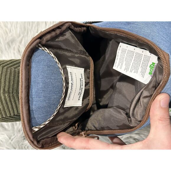 Green T-Rex Plush Dinosaur Toy Backpack Small Naturally KIDS Toddler 3-5 Years - Picture 7 of 8